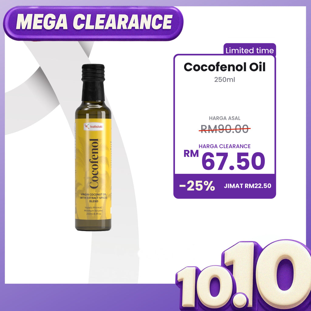 Kalislab Cocofenol Polyphenol Premium Virgin Coconut Oil (250ml)