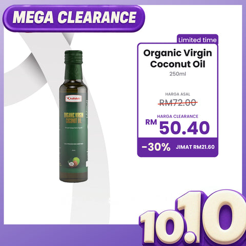 Kalislab Organic Virgin Coconut Oil (250ml)