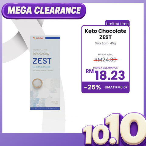 Kalislab Zest - Sea Salt Keto Chocolate