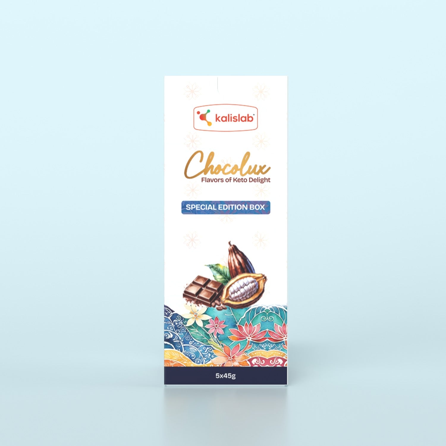 Kalislab Chocolux : Flavors of Keto Delight - Keto Chocolates Set of 5 (Classic, Zest, Tang, Dope, Zing)