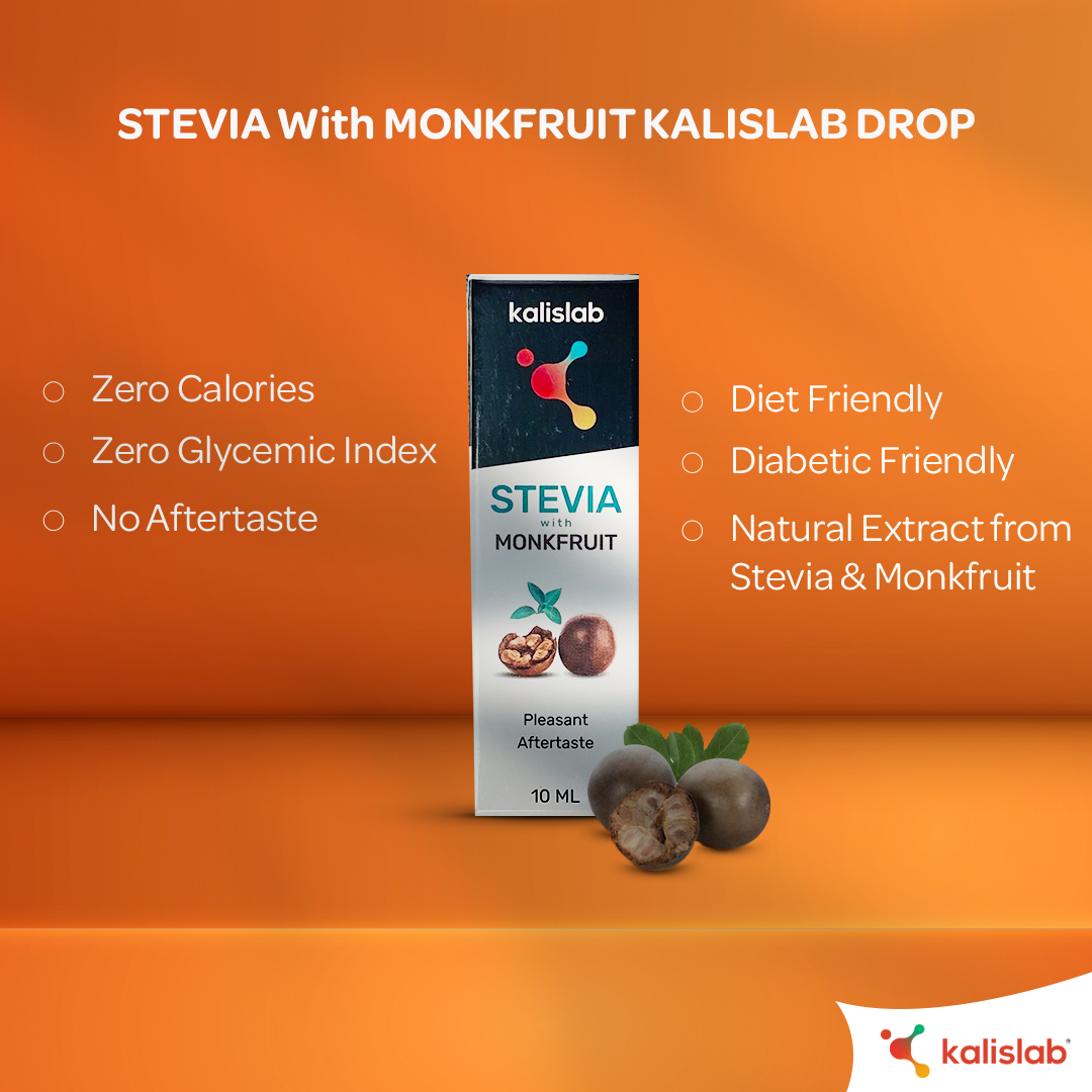 Kalislab Stevia with Monkfruit Sweetener (10ml)