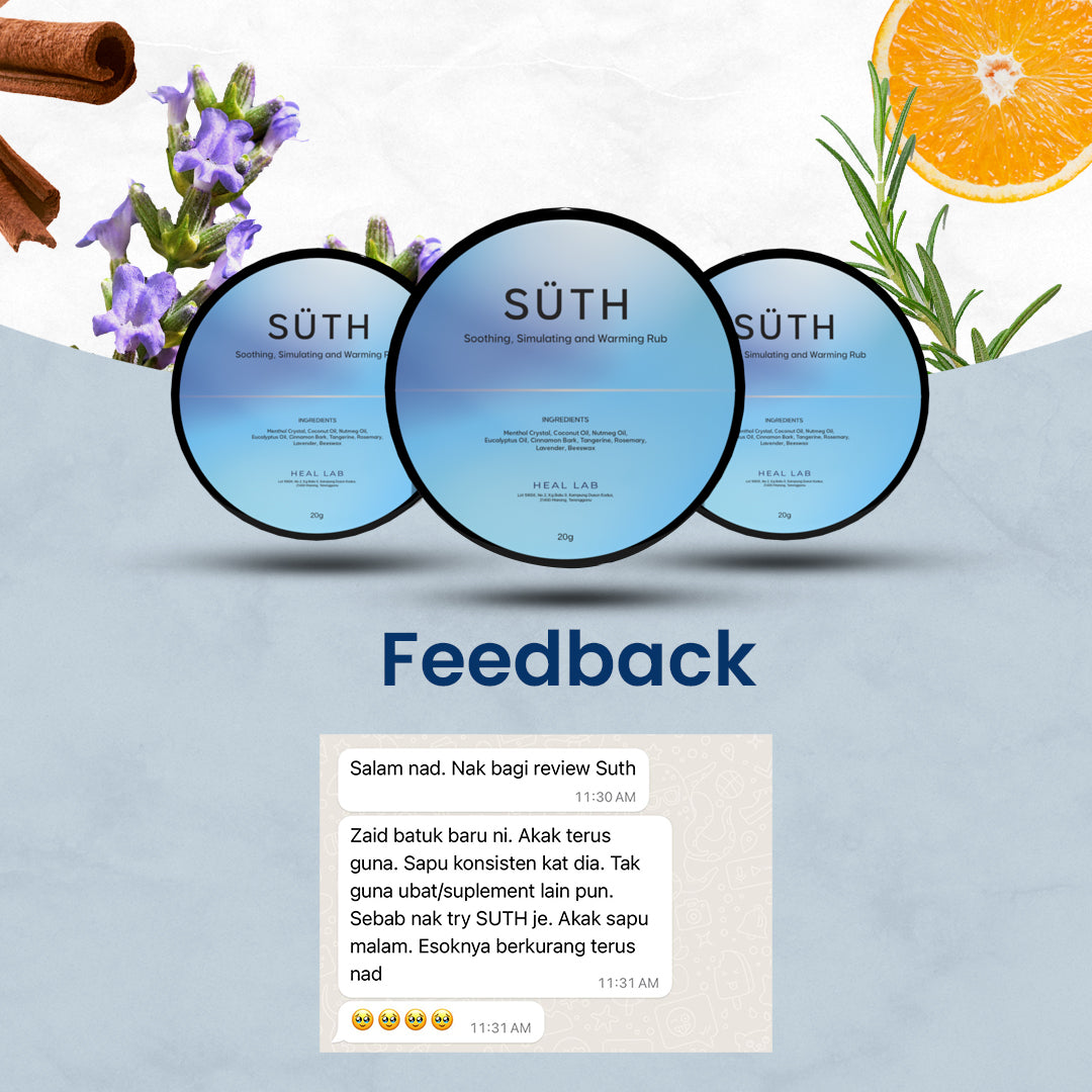 SUTH by Heal Lab - Soothing, Simulating and Warming Rub (20g)