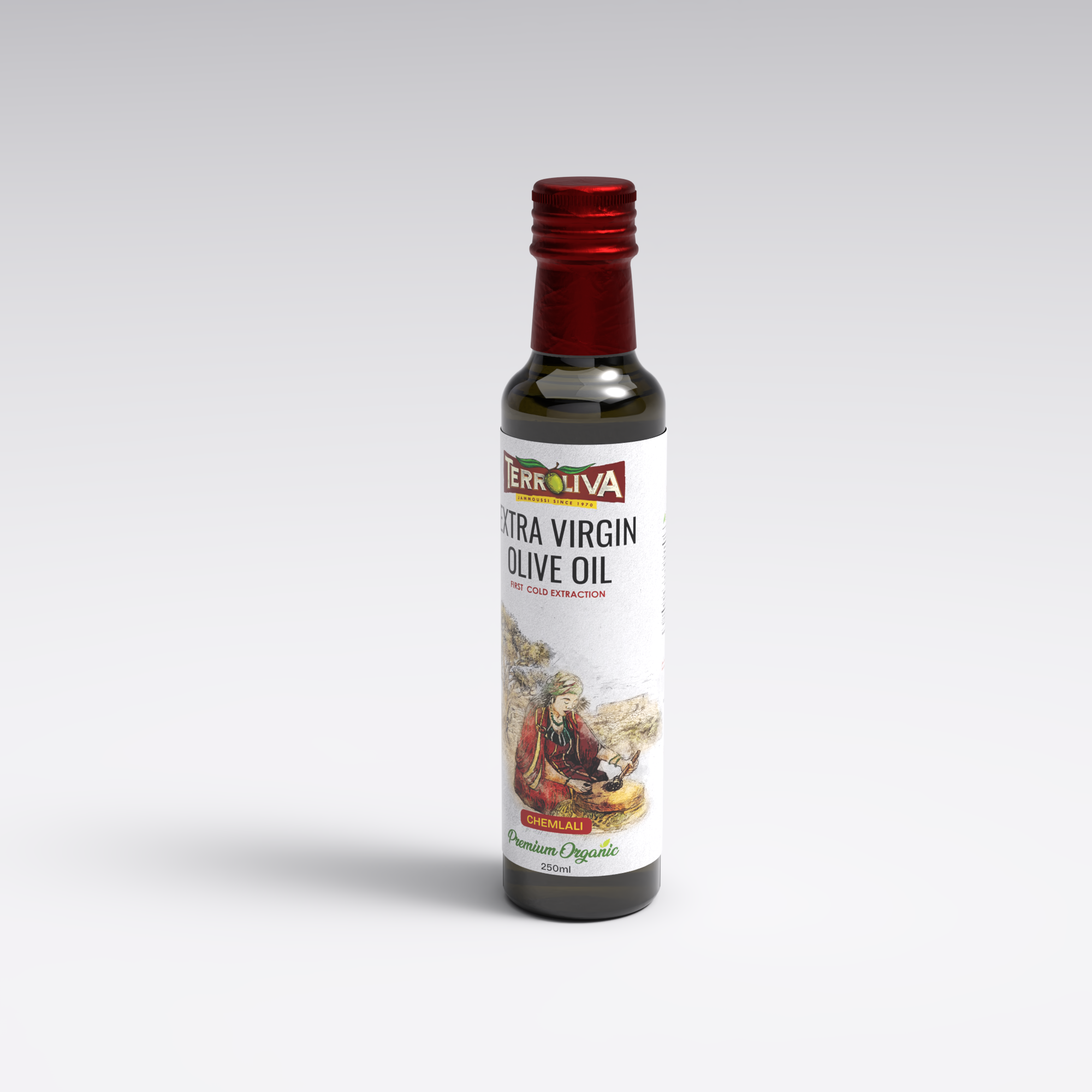 Terroliva Organic Chemlali Premium Selection - High Polyphenol Extra Virgin Olive Oil