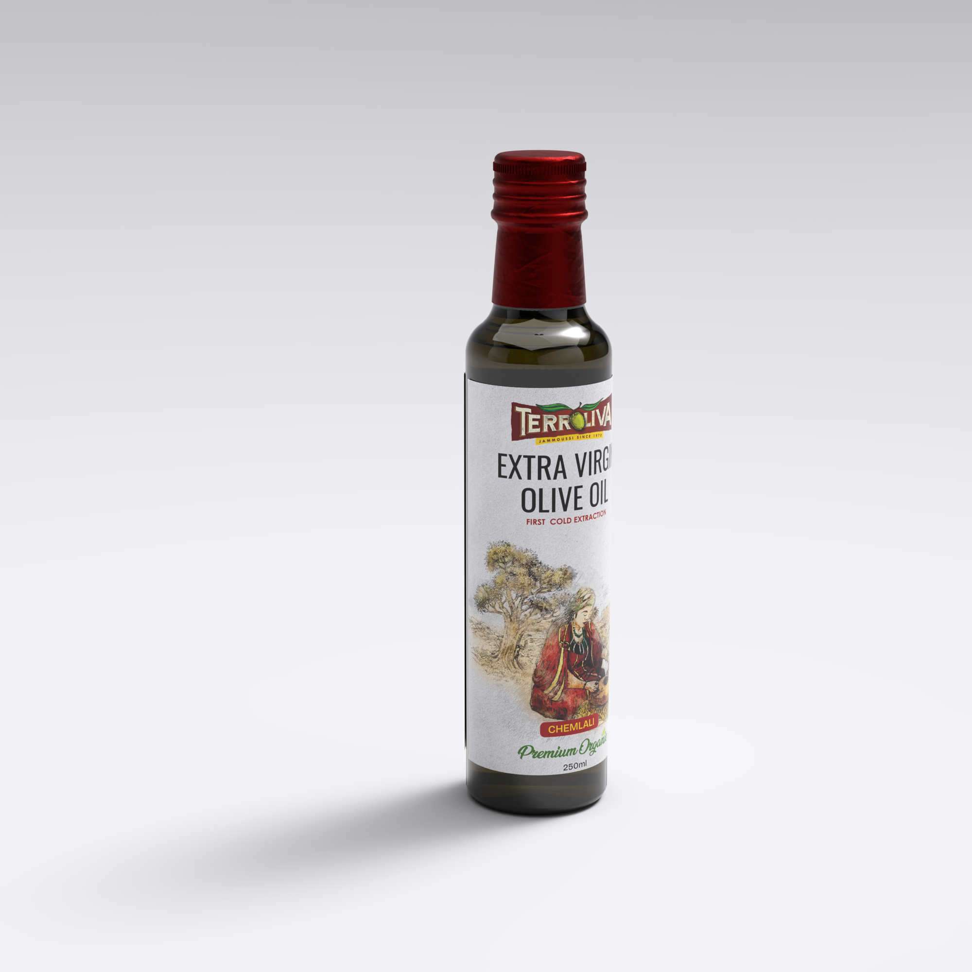 Terroliva Organic Chemlali Premium Selection - High Polyphenol Extra Virgin Olive Oil