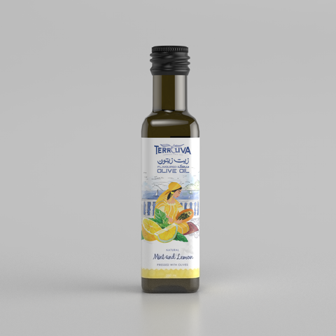 Terroliva Premium Flavoured Olive Oil - Mint & Lemon (250ml)