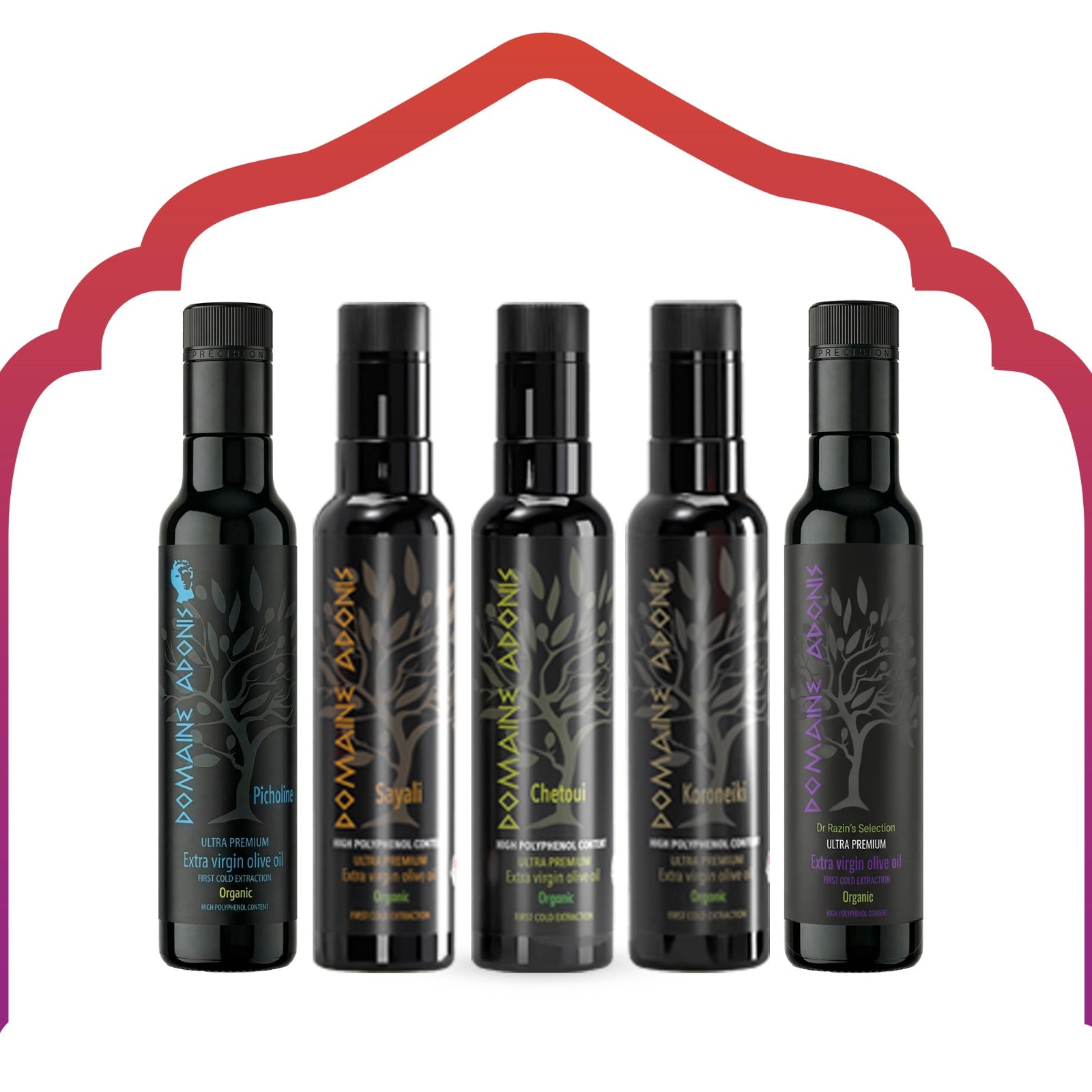 Domaine Adonis High Polyphenol Ultra Premium Organic Extra Virgin Olive Oil (250ml)