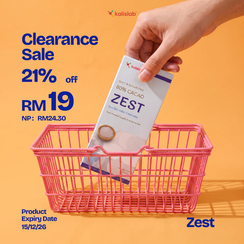 Kalislab Zest - Sea Salt Keto Chocolate
