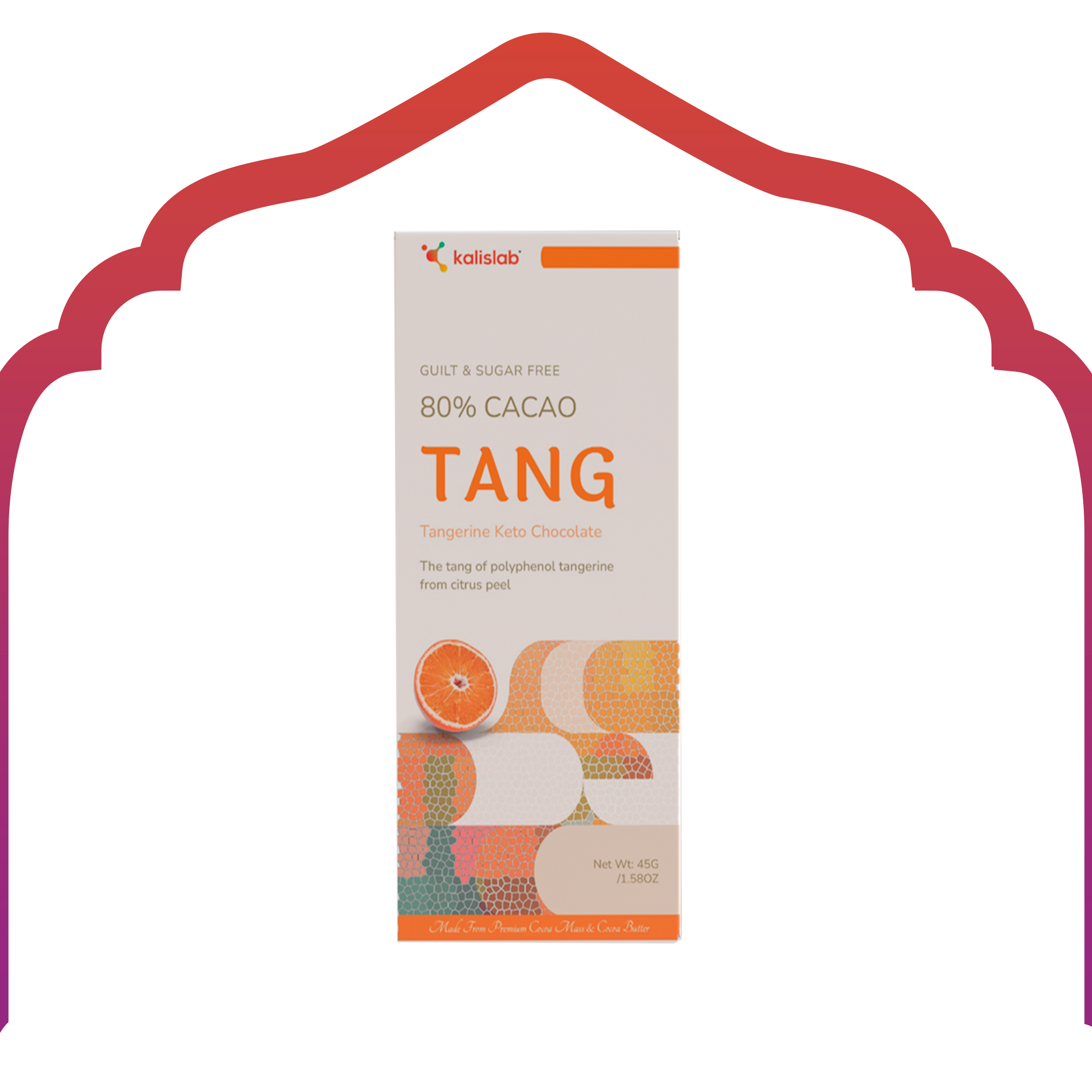 Kalislab Keto Chocolate TANG - Tangerine (45g)