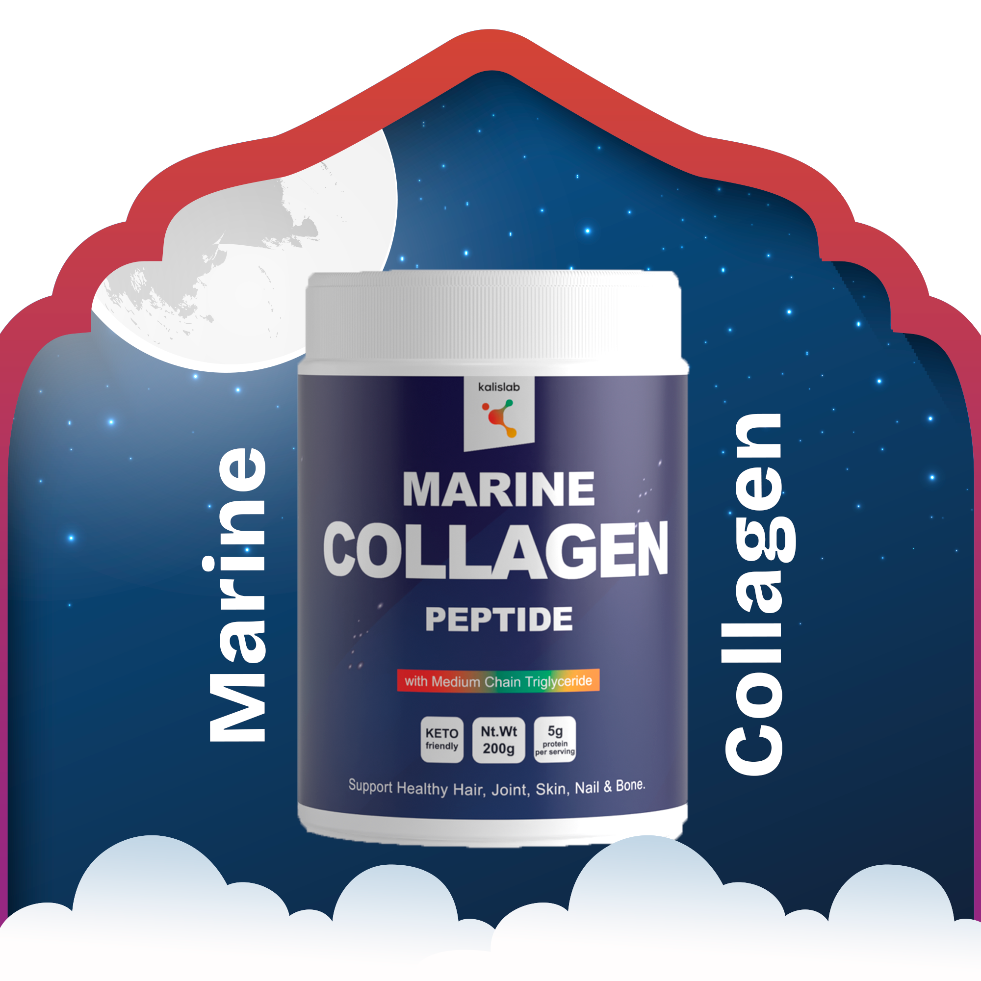 Kalislab Marine Collagen Peptides (200g)