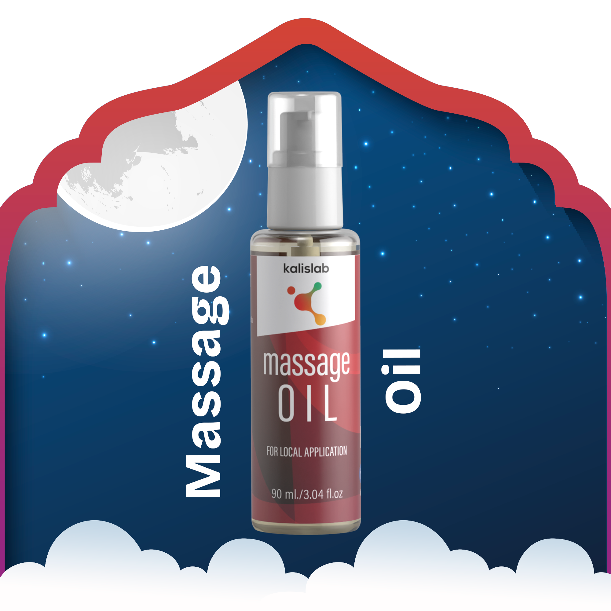 Kalislab Traditional Massage Oil Aromatherapy (90ml)