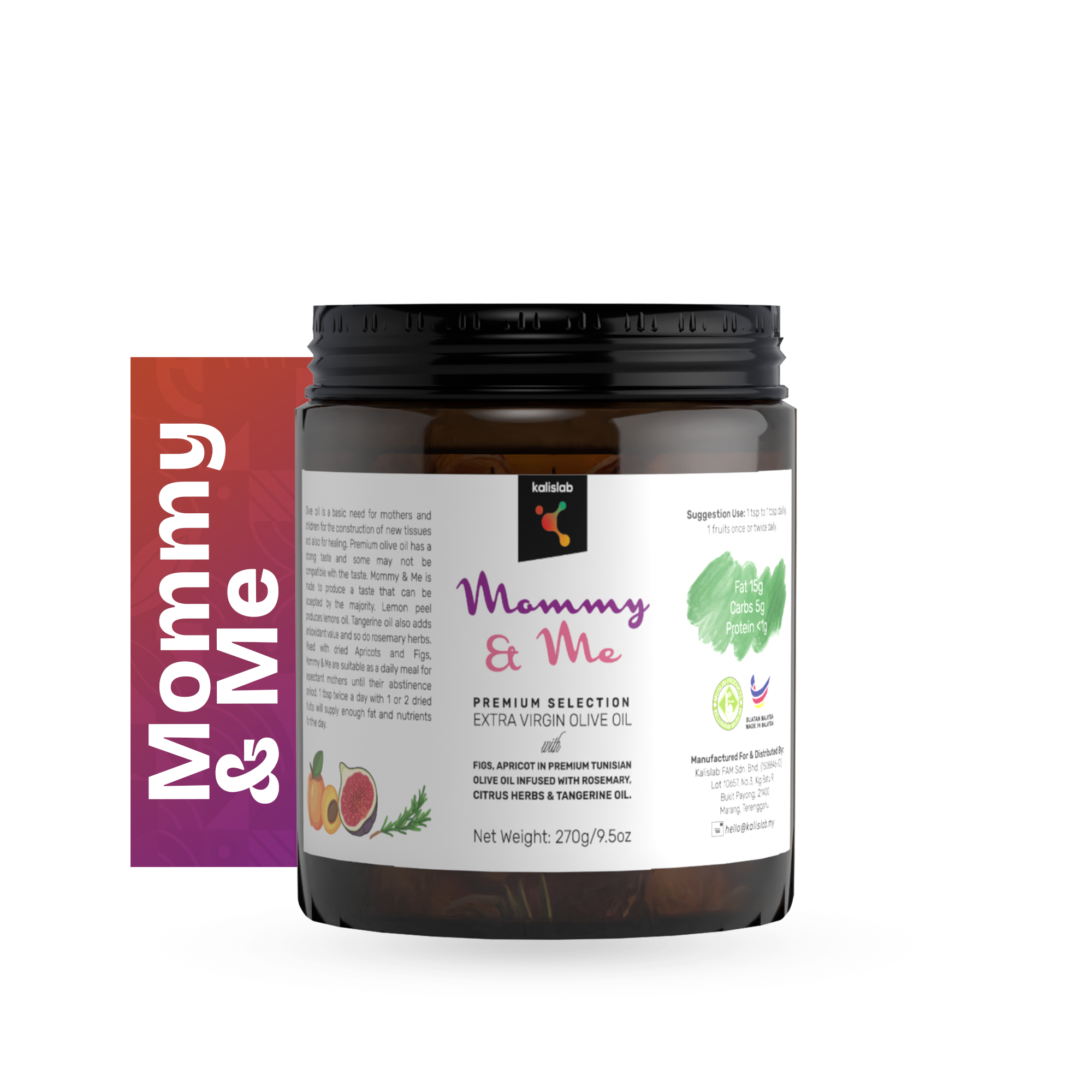 Mommy & Me - Fig & Apricot Infused In Premium Olive Oil - Premium Selection (250g)