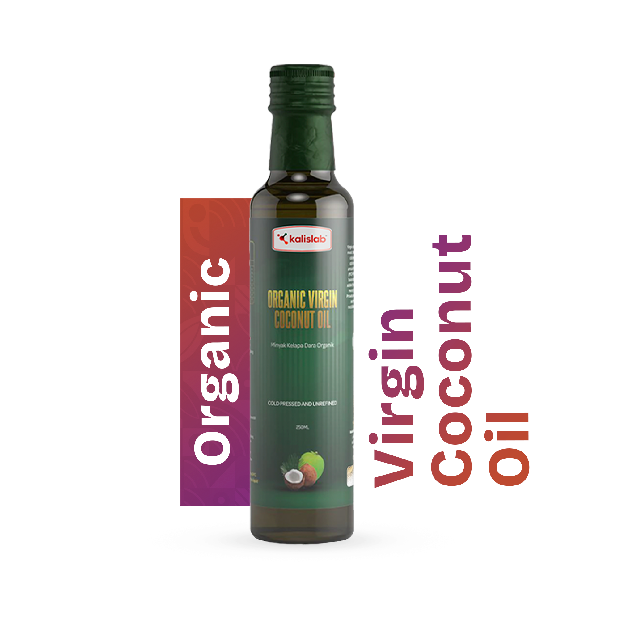 Kalislab Organic Virgin Coconut Oil (250ml)
