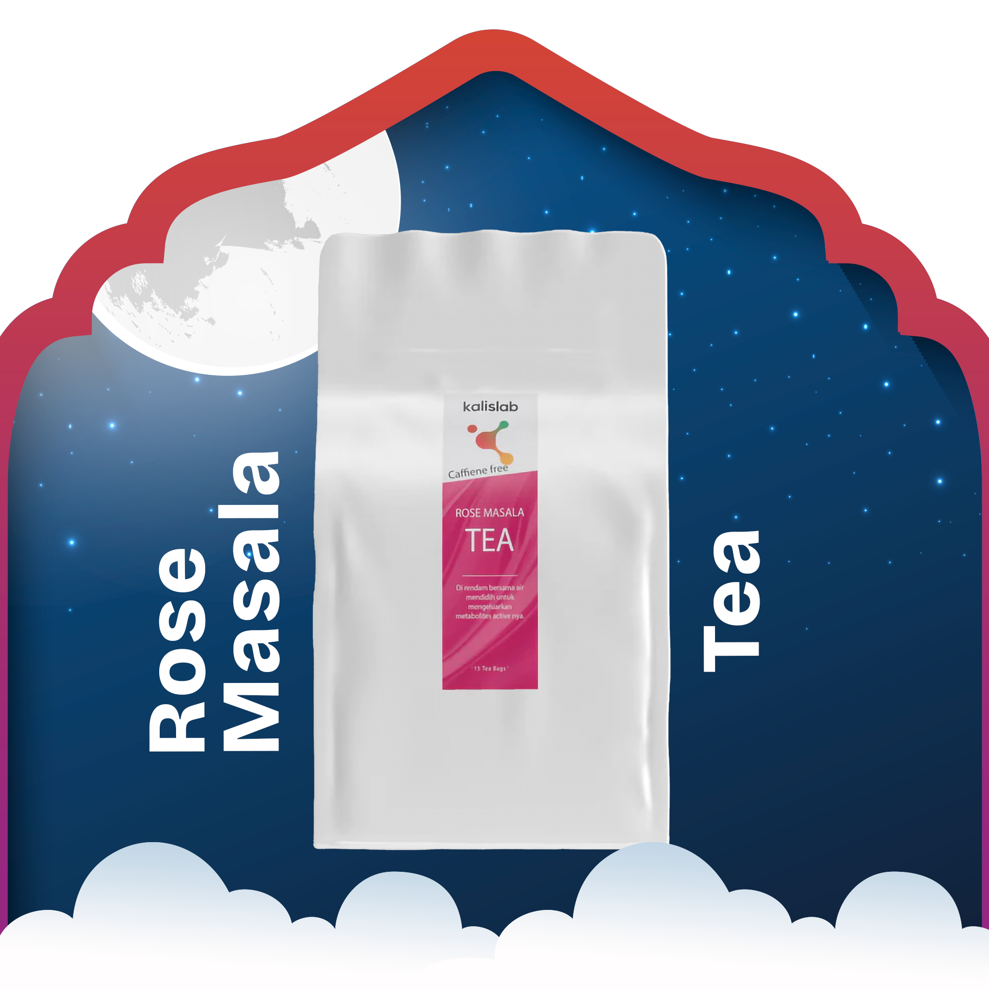 Kalislab Rose Masala Tea (6g x 15sct)