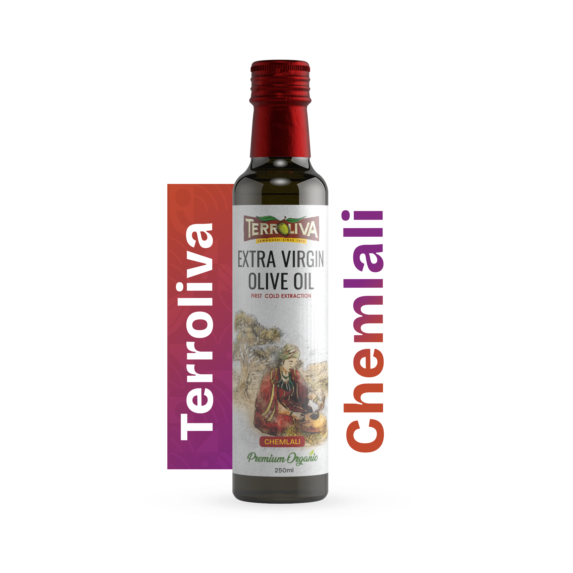 Terroliva Organic Chemlali Premium Selection - High Polyphenol Extra Virgin Olive Oil