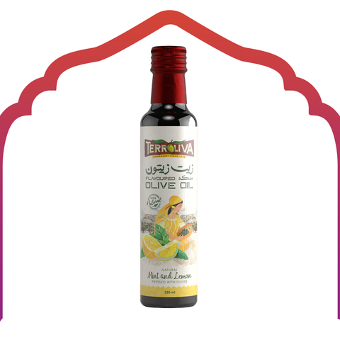 Terroliva Premium Flavoured Olive Oil - Mint & Lemon (250ml)