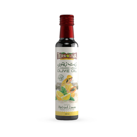 Terroliva Premium Flavoured Olive Oil - Mint & Lemon (250ml)